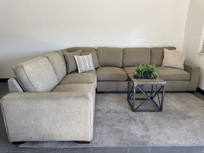 COSTCO FABRIC SECTIONAL SOFA COUCH