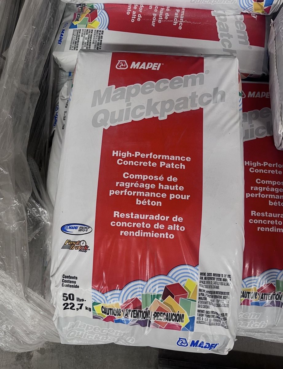 MAPEI Mapecem Quickpatch – High-Performance Concrete Patch (50 lb.)