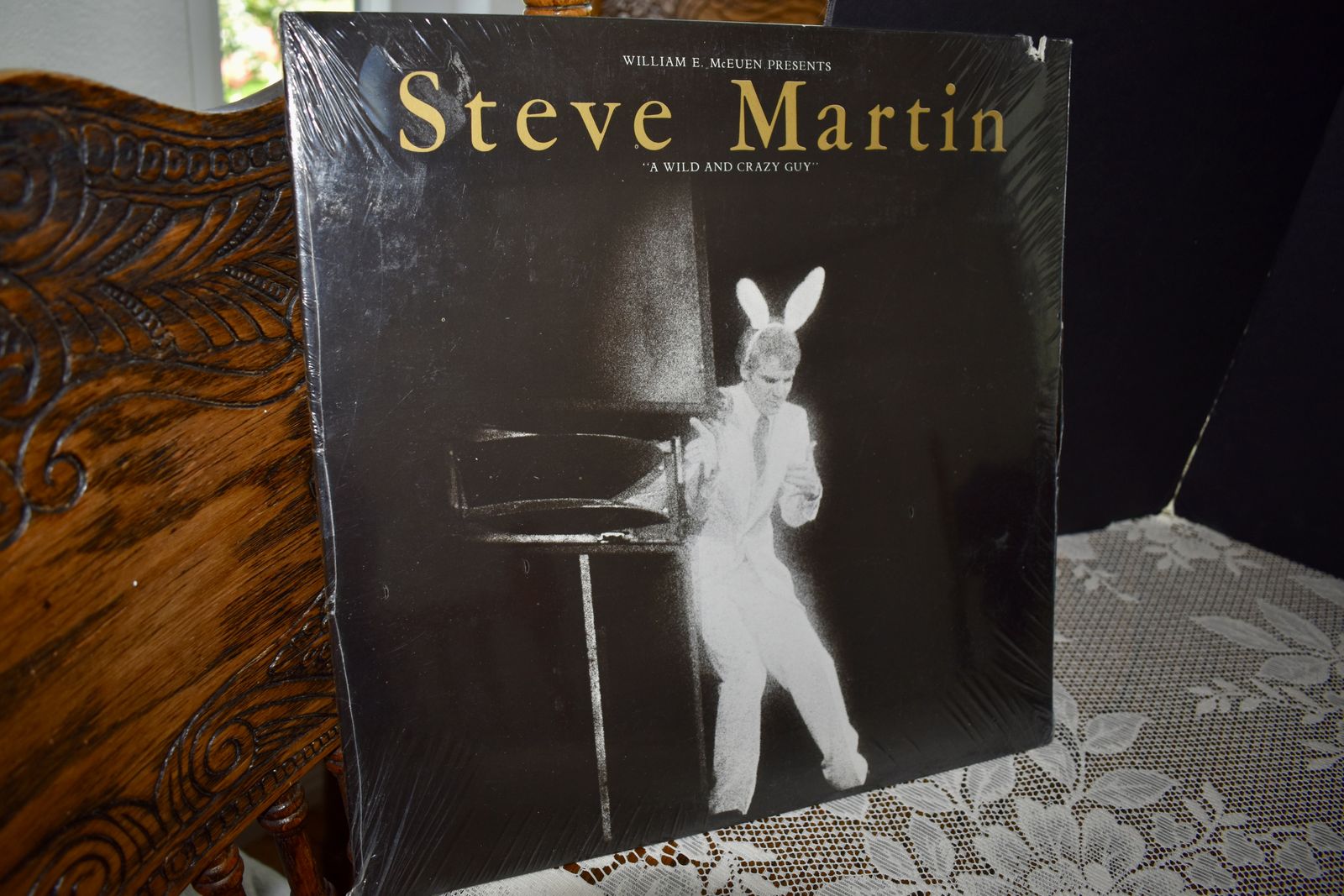 STEVE MARTIN A WILD AND CRAZY GUY 33 1/3 VINYL 1978 RECORD IN BRAND NEW CONDITION NEVER BEEN PLAYED