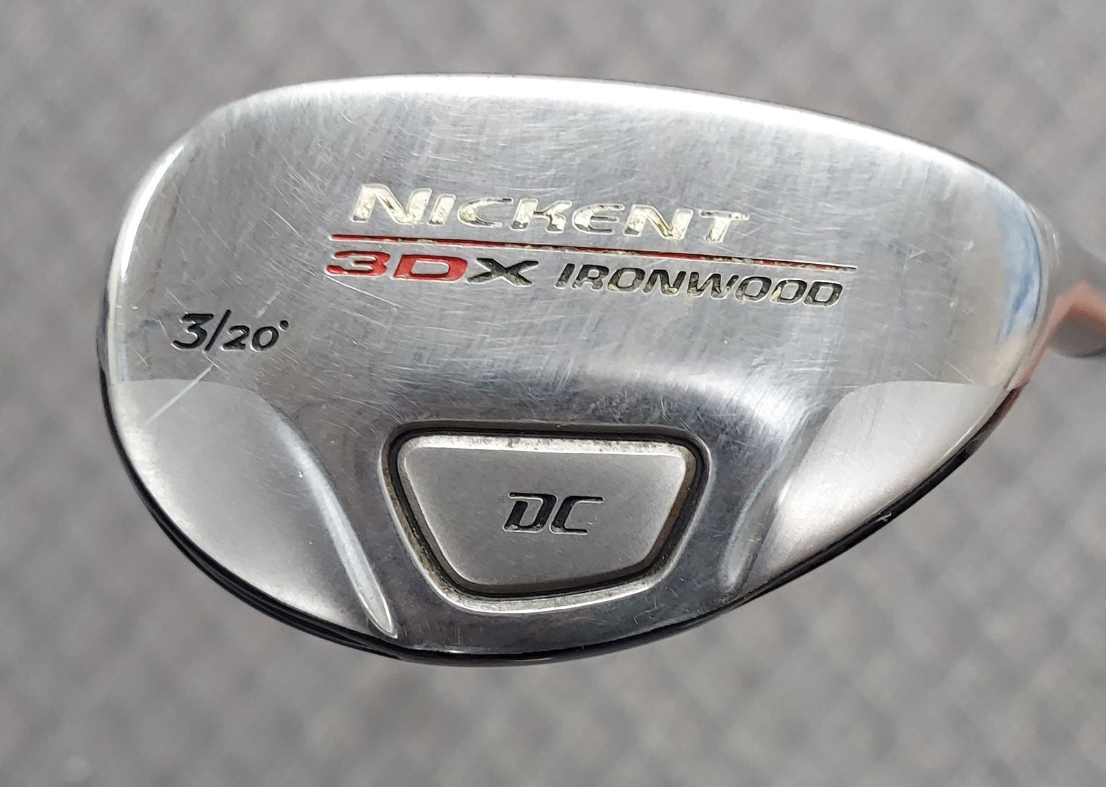 Nickent 3DX Ironwood, #3 - 20 degree, Right handed
