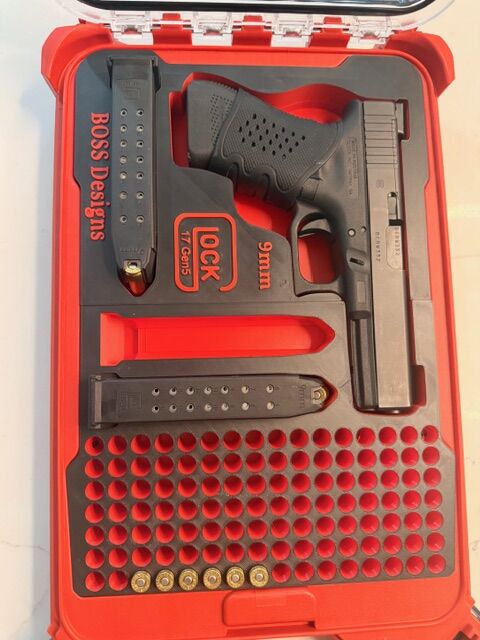 Milwaukee Glock 17 Gen 3,4, and 5 Packout inserts
