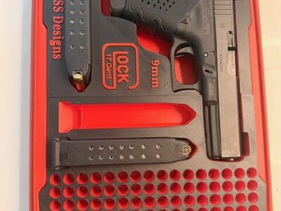 Milwaukee Glock 17 Gen 3,4, and 5 Packout inserts