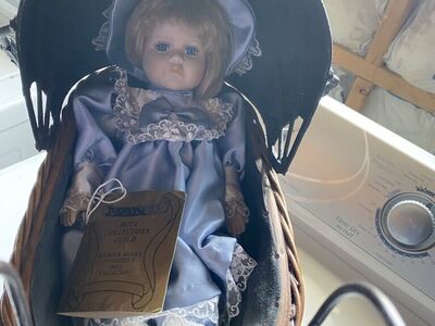 Antique Baby Carriage With Papers