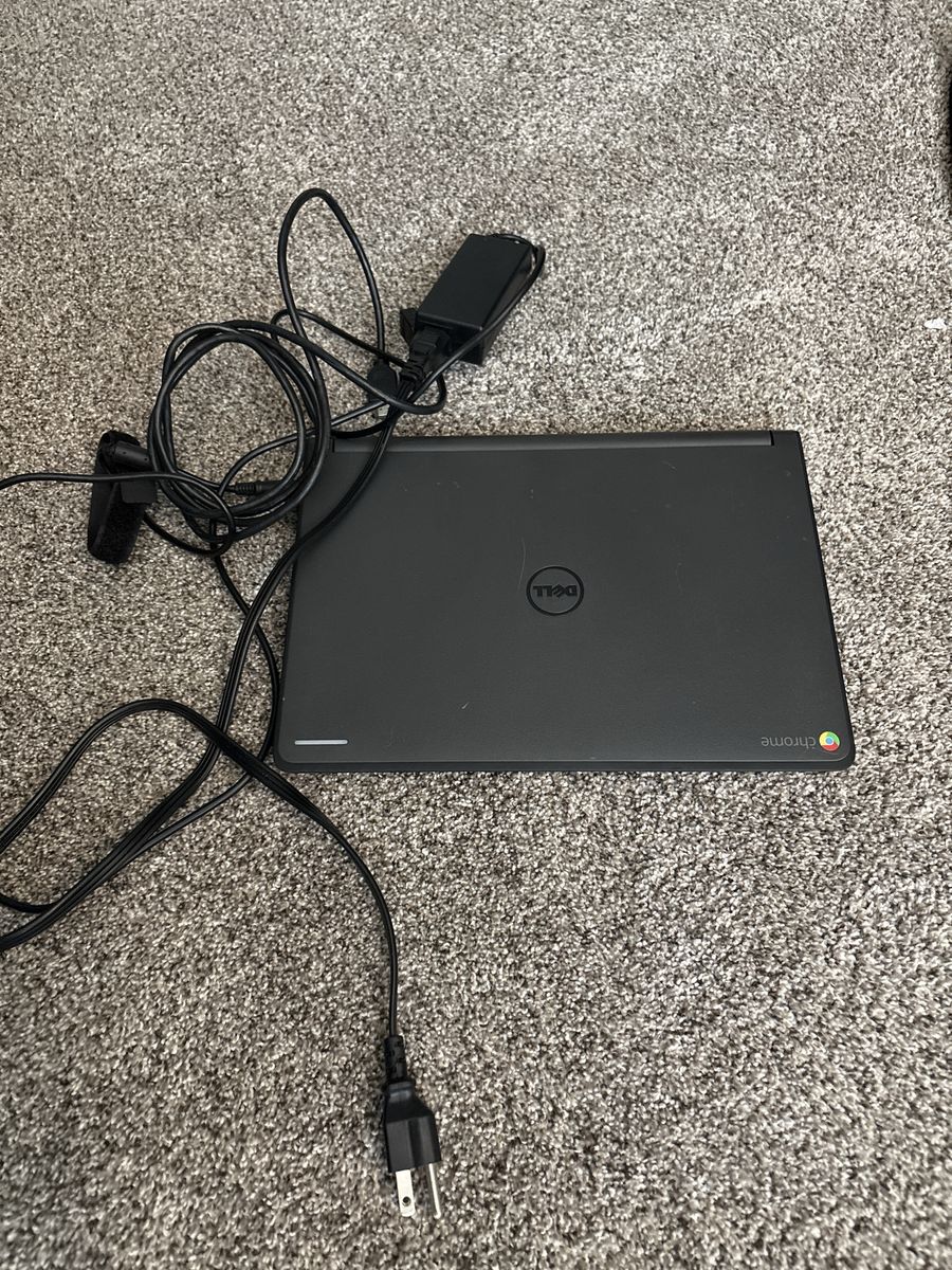 Dell Chromebook Laptop - Black, Chrome OS, with Charger