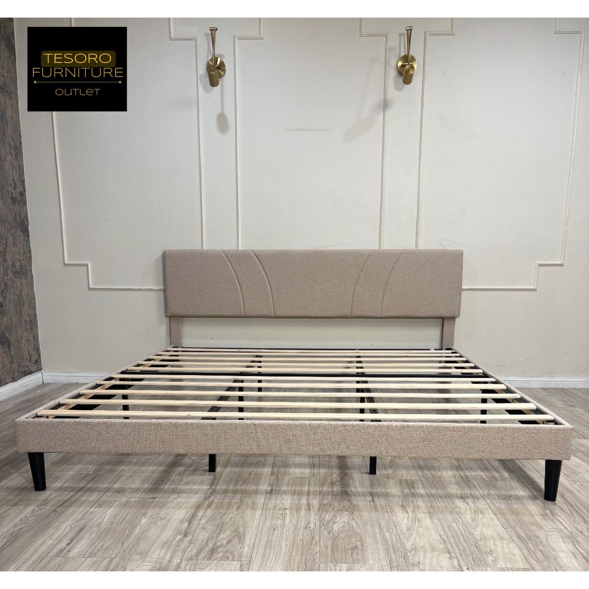 NEW UPHOLSTERY KING BED AMAZING DEAL