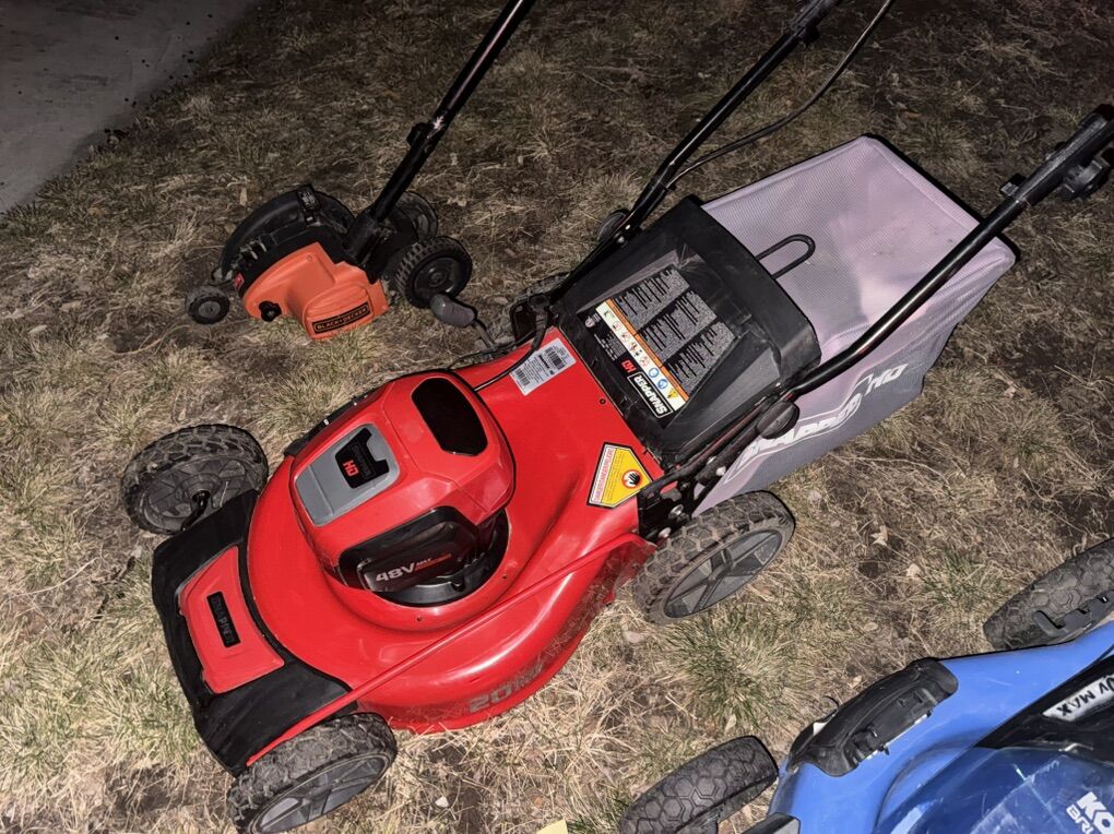 Craftsman Battery Operated LawnMower Used One Time