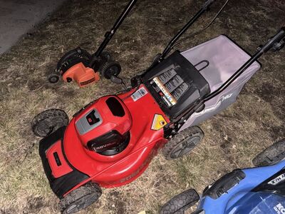 Craftsman Battery Operated LawnMower Used One Time