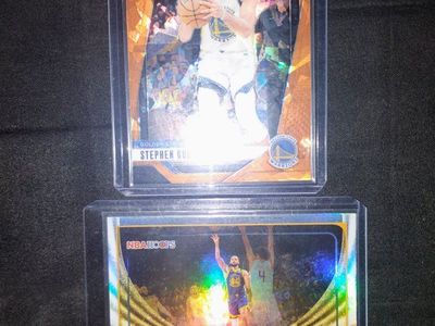 5 NBA cards. Curry and Luka