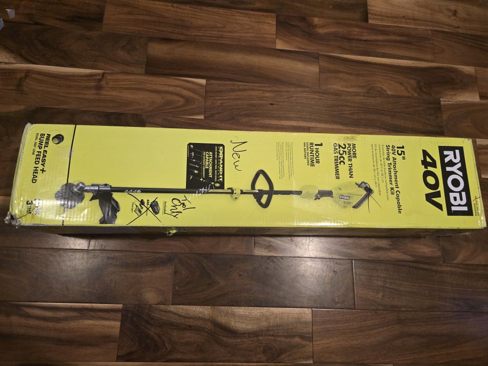 Ryobi 40V Expand-It 15-Inch Attachment Capable Cordless String Trimmer Tool Only