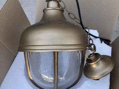 3x Crate and Barrel hanging lights