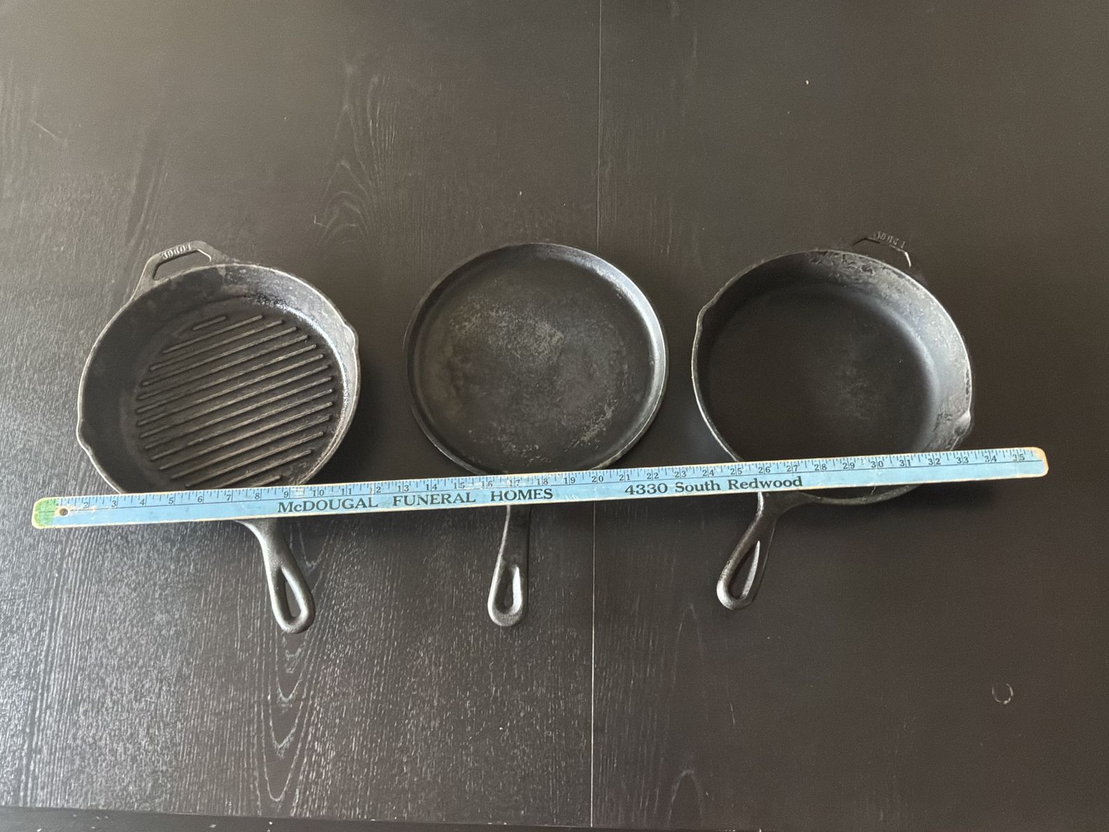 Lodge Cast Iron Cookware Set - Grill Pan, Griddle & Skillet