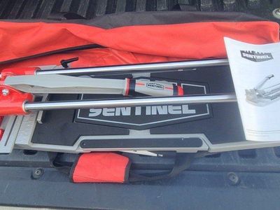 Sentinel 24 Inch Tile Cutter Manual Rail Cutting Tool with Carrying Bag