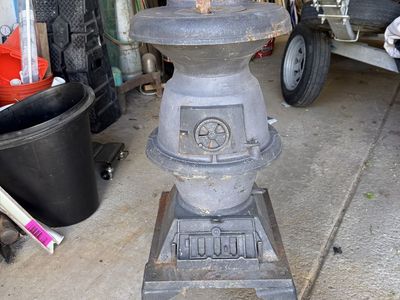 Potbelly wood stove
