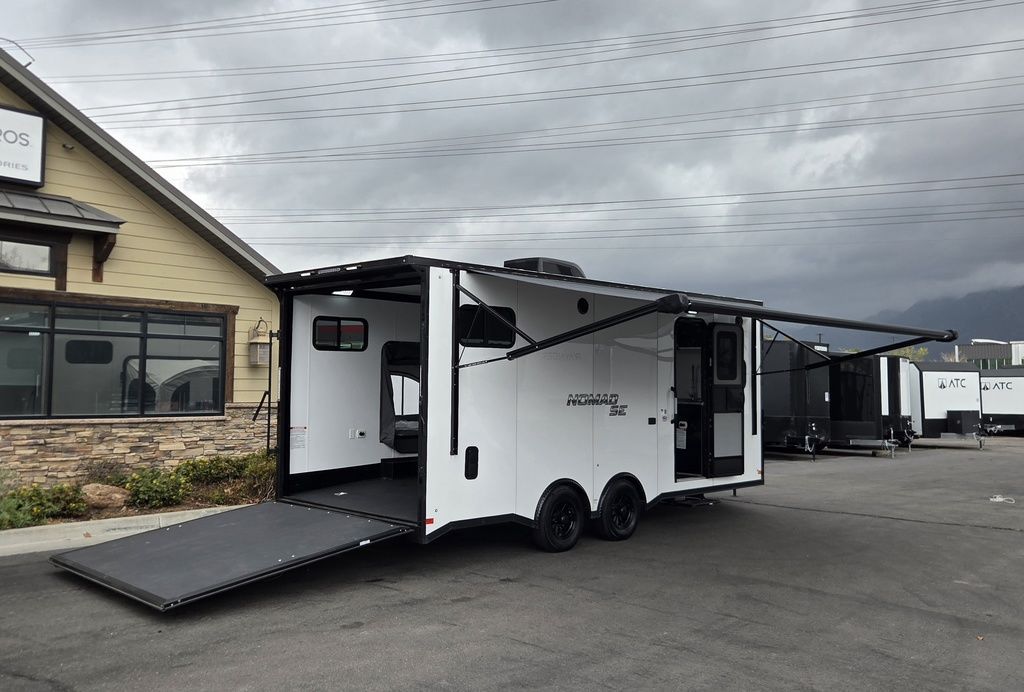 8x20 / 8.5x20 Stealth Nomad SE 20FK Toy Hauler Travel Trailer Enclosed Stealth 2026