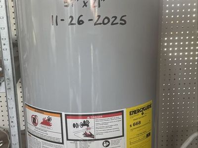 New 50 Gallon PROPANE Water Heater