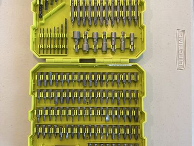 Ryobi 120-Piece Impact Driving Bit Set w/ Drill Bits, Nut Drivers & Magnetic Bit Holder - A10-RY-120