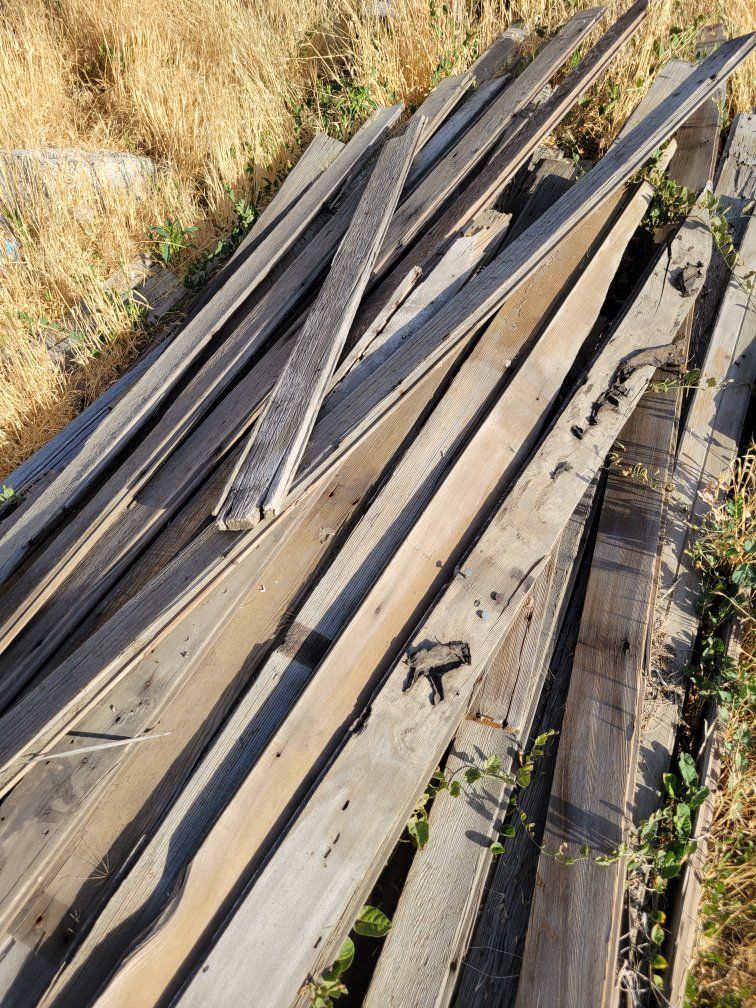 Reclaimed Tongue and Groove Wood Planks - Various Lengths & Widths, Weathered Finish, Ideal for DIY Projects