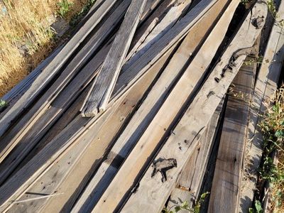 Reclaimed Tongue and Groove Wood Planks - Various Lengths & Widths, Weathered Finish, Ideal for DIY Projects