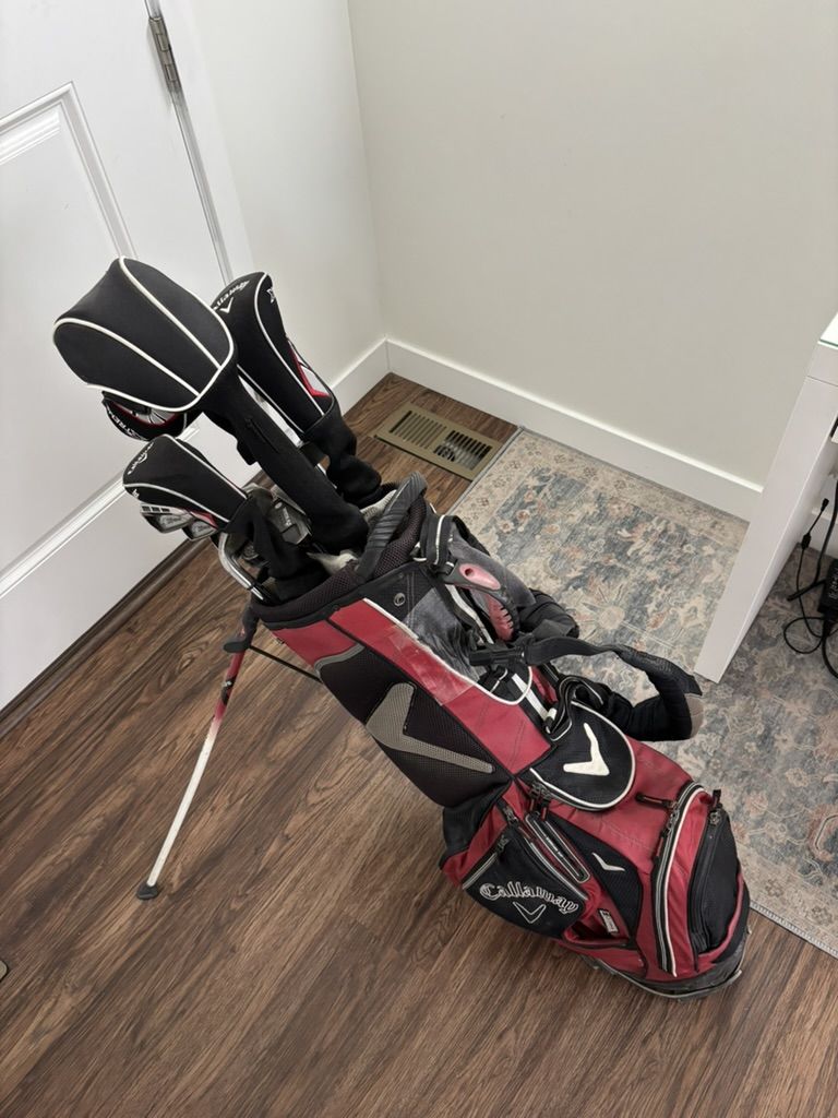 Complete Callaway Golf Set w/ Stand Bag + Kirkland Wedges