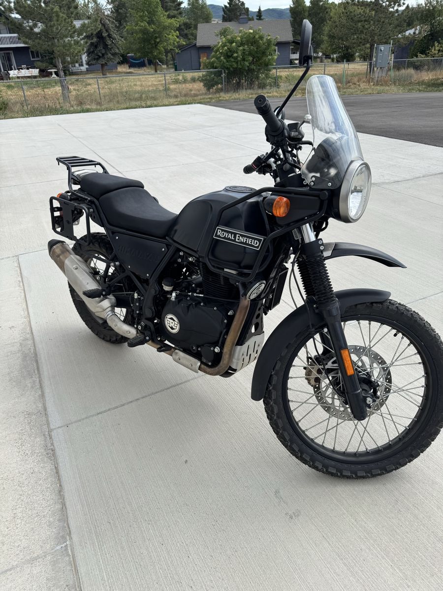 Like new Royal Enfield Himalayan Adventure Motorcycle - Matte Black