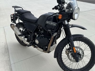 Like new Royal Enfield Himalayan Adventure Motorcycle - Matte Black