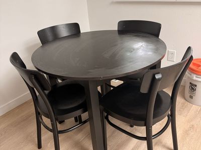 Dining room and chairs