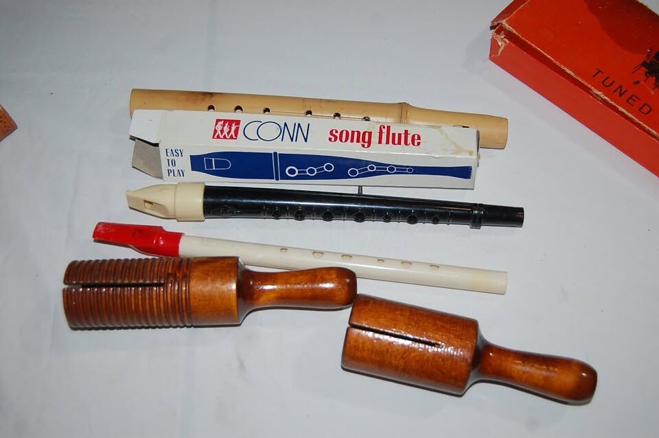 VINTAGE FLUTES AGOGO ETC