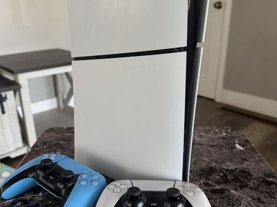 Sony PlayStation 5 PS5 Slim Console with 2 DualSense Wireless Controllers