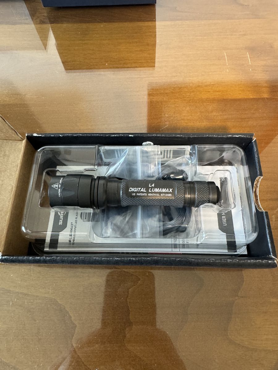 Surefire L4 Digital Lumamax Flashlight - New In Box (NIB)