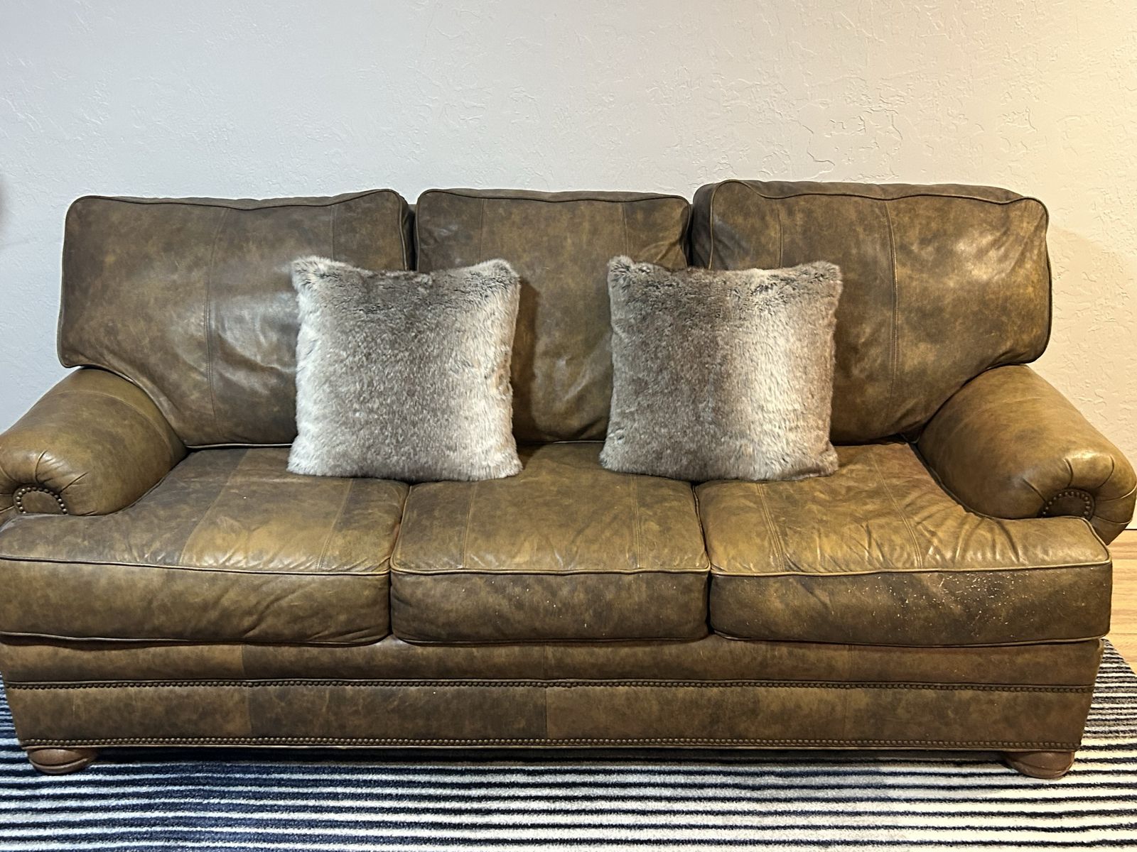 Leather sofa