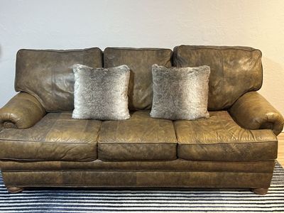 Leather sofa