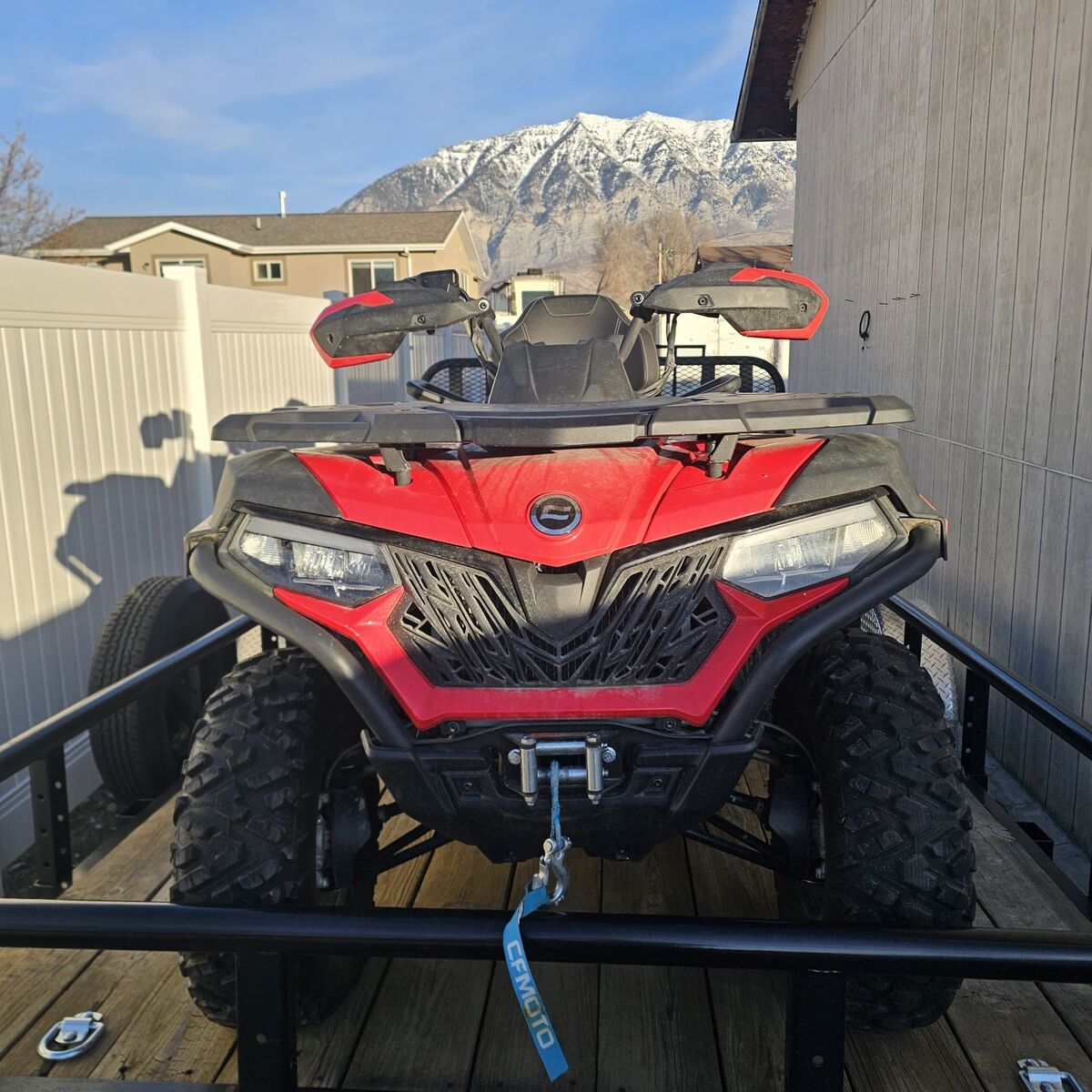 2023 CfMoto 600 2up w/snow plow