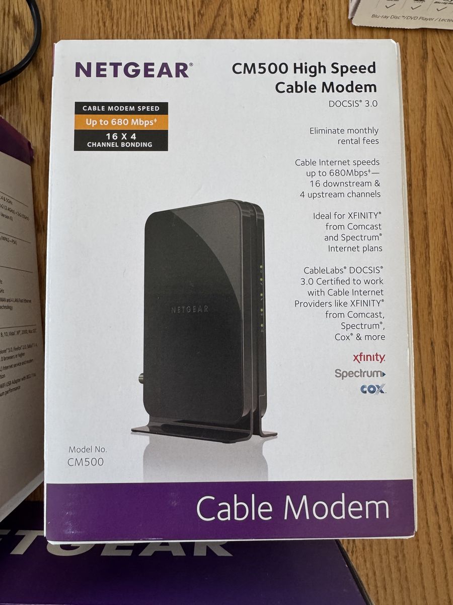 Netgear CM500 Cable Modem