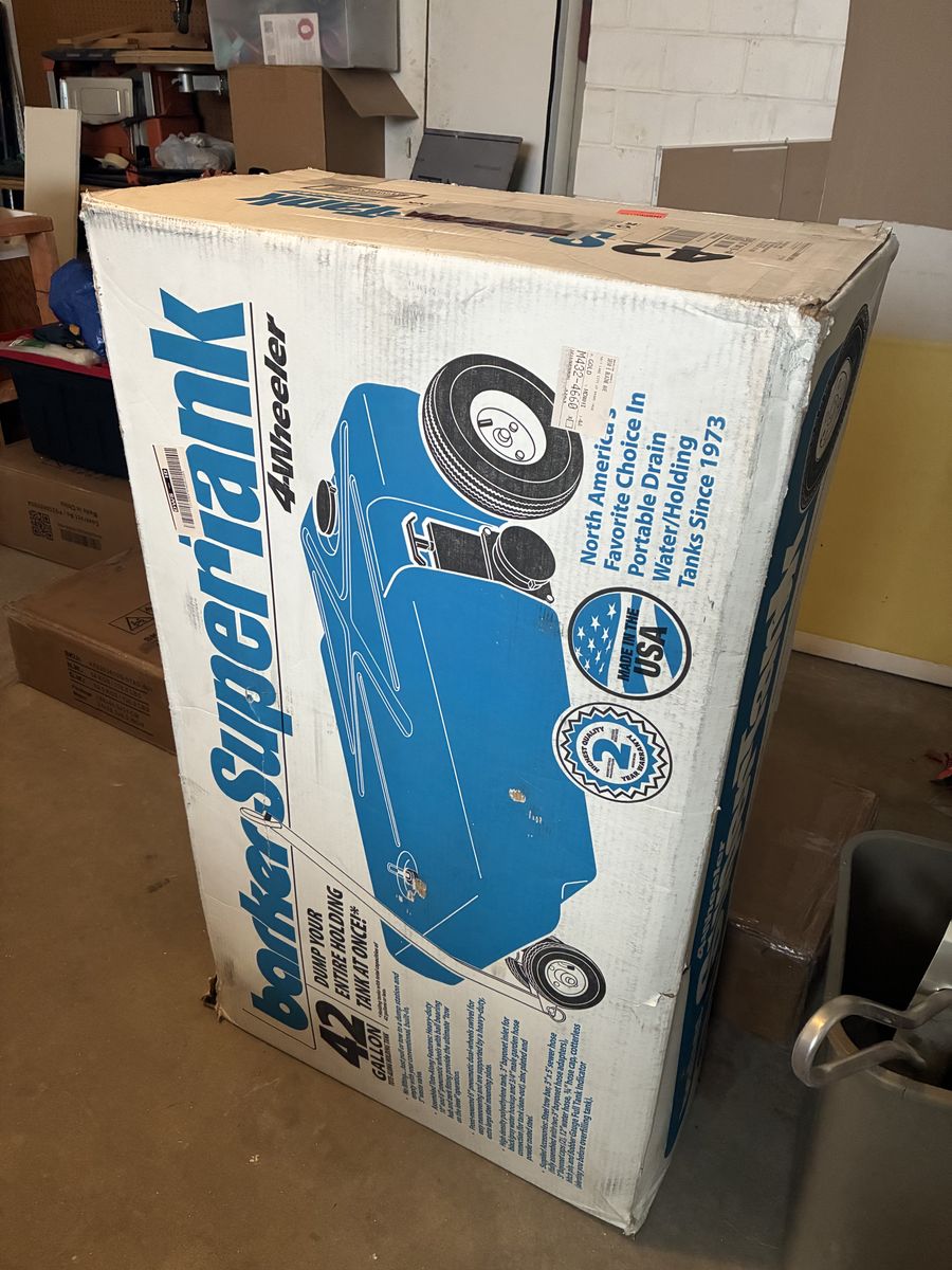 Barker Super Tank 42 gallon $150