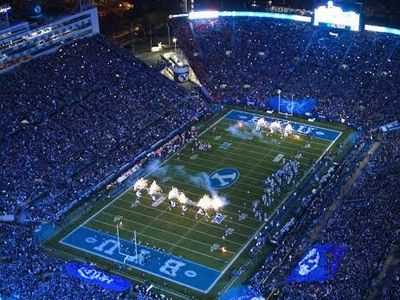 4 Ea - BYU vs. Utah Tech Football Tickets – Section 25 Row 10 – Lower Bowl Behind North Goal Posts