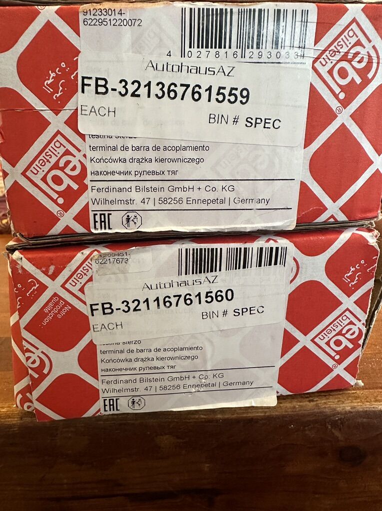 MINI Cooper Tie Rods Febi Bilstein L&R