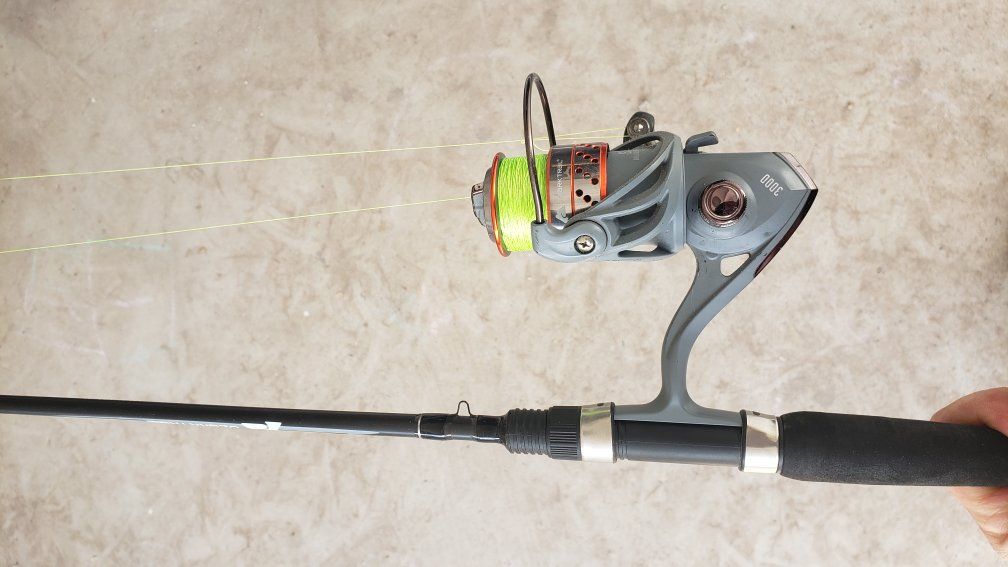 6 ft. 6 in. medium spinning rod combo