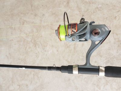 6 ft. 6 in. medium spinning rod combo