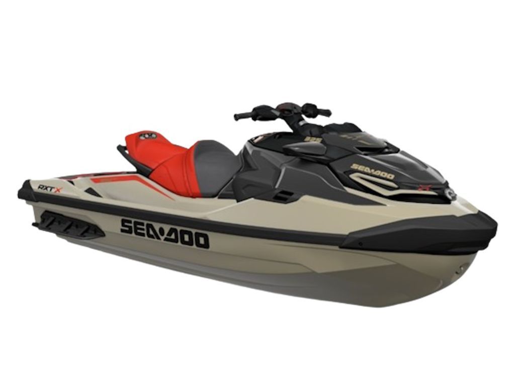 2025 SEA-DOO RXT-X 325 Metallic Tan and Lava Red P
