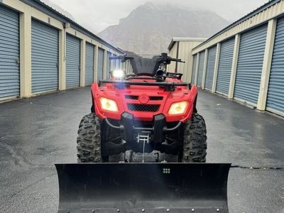 (Automatic) Can-Am outlander 400 4 x 4 snow plow