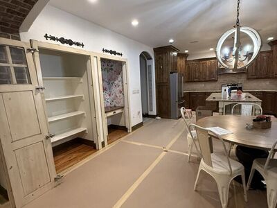 Rustic Wood Orb Chandelier/farmhouse Light Fixture