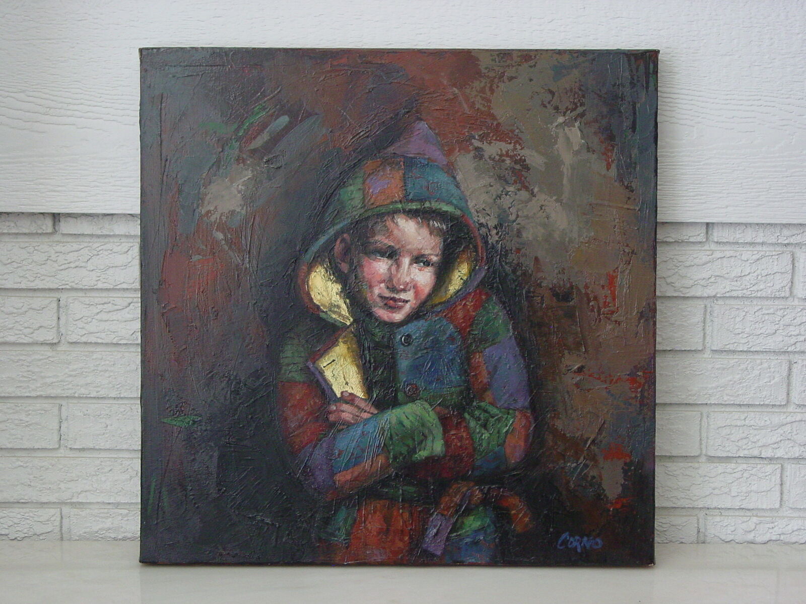 "Coat of Many Colors" and 7 Other Original Oils by Famed Utah Artist Donna Corno!!!