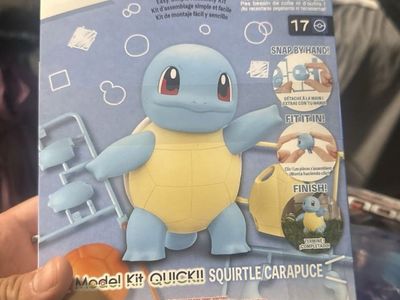 Bandai Namco Pokemon Model Kit Quick!! Squirtle Easy Assembly
