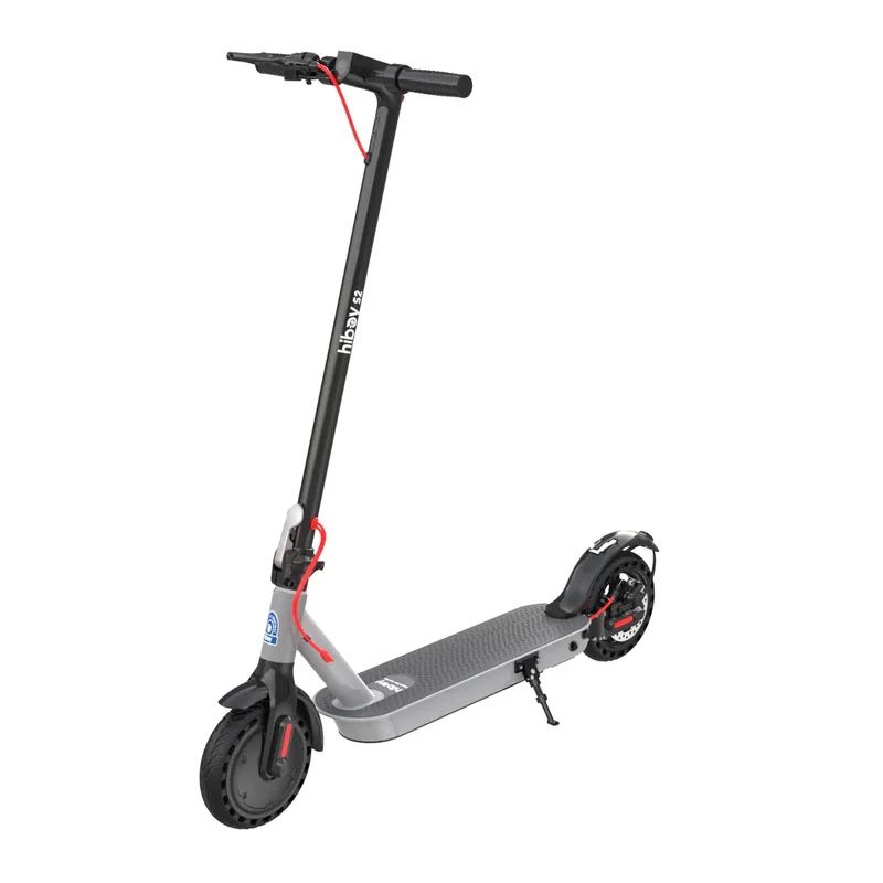 Hiboy S2 Electric Scooter with High-Visibility Headlights, Rear Brake Lights, Side Glow Lights