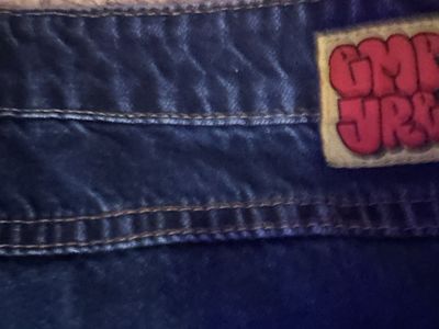 GMB URG Dark Wash Blue Denim Relaxed Fit Jeans - Men's Waist Size 30