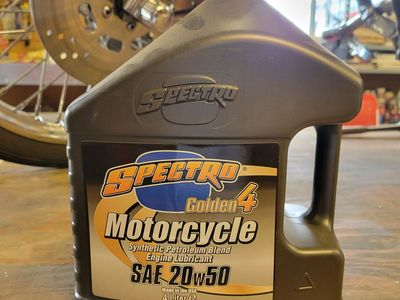 1 Gallon Spectro Golden 4 Motorcycle Oil