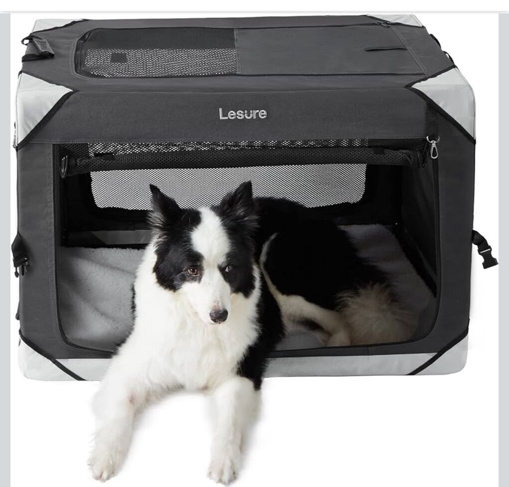 Lesure Collapsible Portable Big Dog Crate