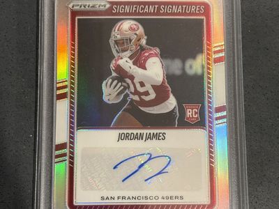 Jordan James 49ers Autograph