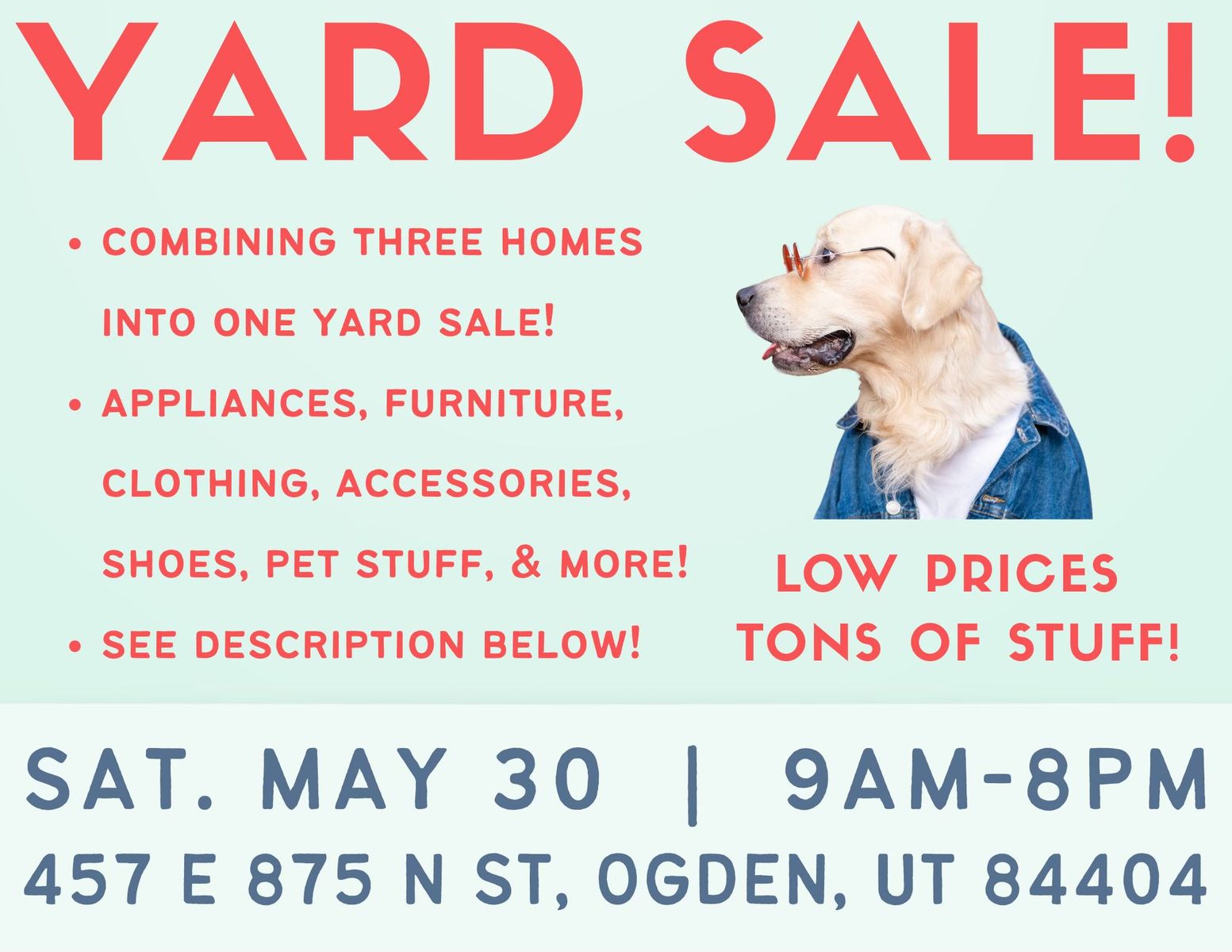 YARD SALE!!