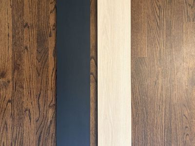 Black and Tan Melamine Boards 3/4"x6"x42"